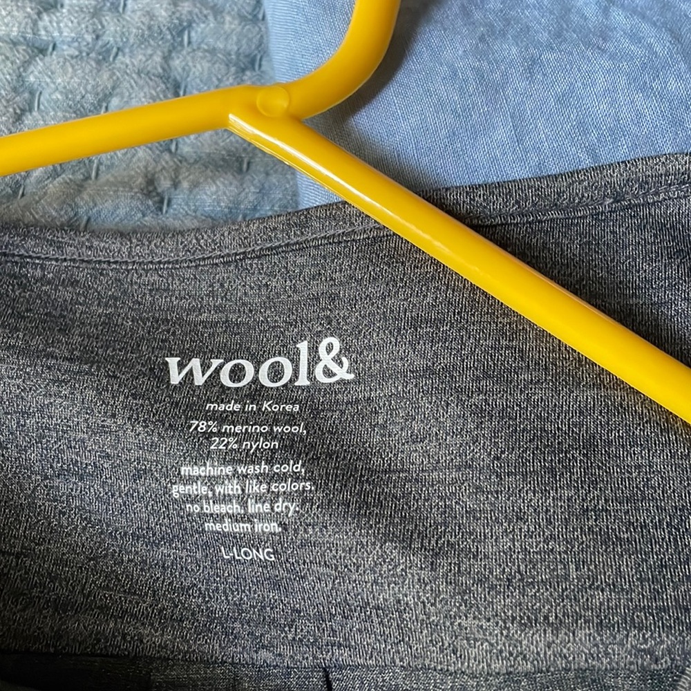 Gray wool & dress